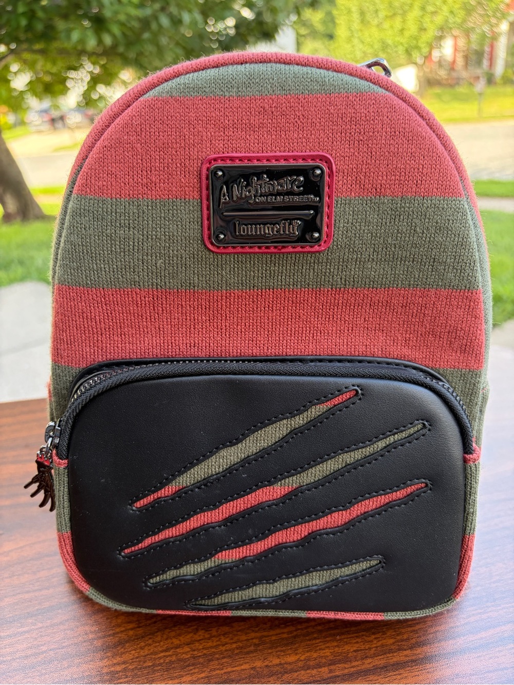 Loungefly Freddy Krueger Nightmare on Elm Street Sweater Mini Backpack NWT